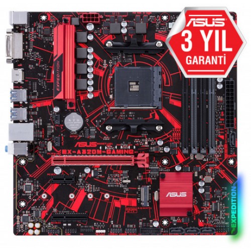 ASUS EX-A320M-GAMING DDR4 USB3.1 AURA RGB mATX AM4